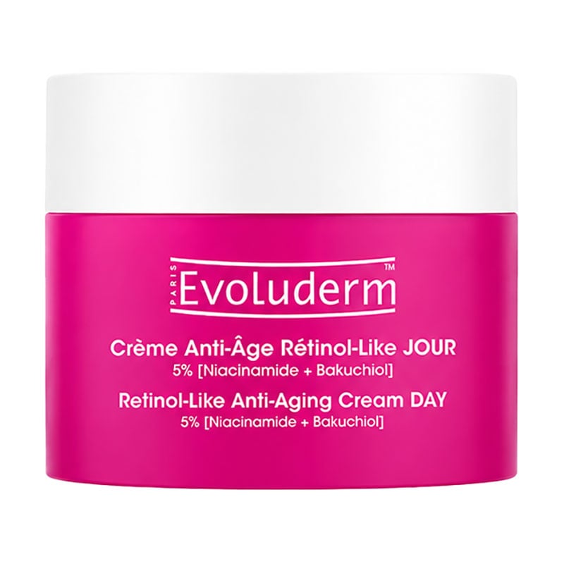 Денний антивіковий крем для обличчя Evoluderm Retinol-Like Anti-Aging Day Cream, 50 мл